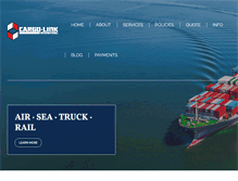 Tablet Screenshot of cargolink.com